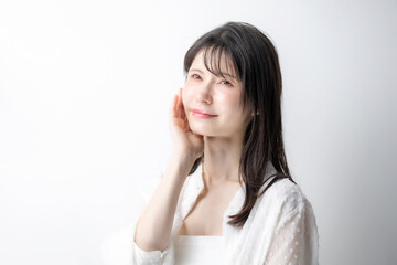 Fototapeta premium 女性 ビューティー スキンケア