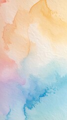 Fototapeta premium Pastel Watercolor Abstract Art: A Serene Blend of Colors