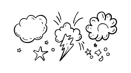 Comic Book Speech Bubble with Starburst dialogue communication