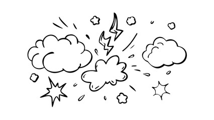 Comic Book Speech Bubbles dialogue box thought bubble