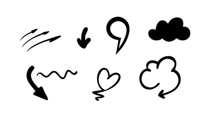 Comic Speech Bubbles and Exclamations thought bubble