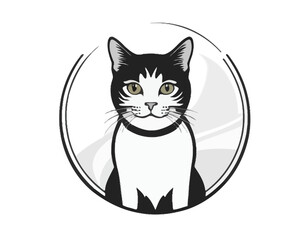 American Wirehair Cat Head Vector Art, Intricate Powerful and Ready for Print or Web, Sharp Details. Strong Identity. Timeless Design, Symbolize Strength, Courage 