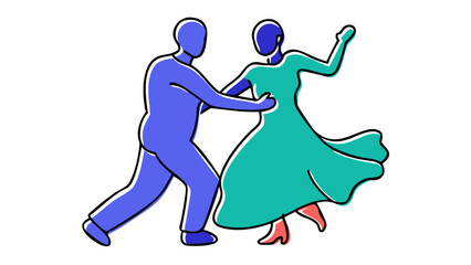 Couples dancing elegant ballroom dance dancing couples