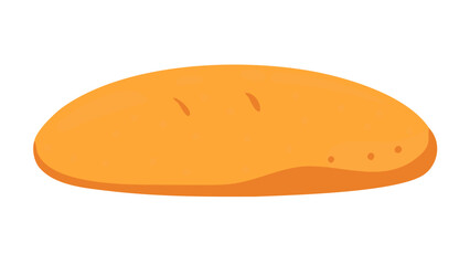 Golden brown artisan bread slice bakery food