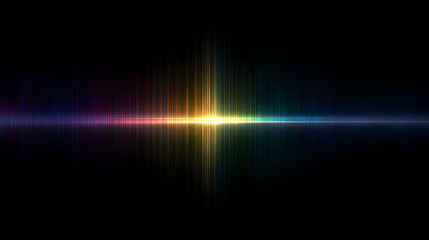 Minimalist abstract background with subtle light streaks and spectral gradients hinting at ai and hyperspectral data