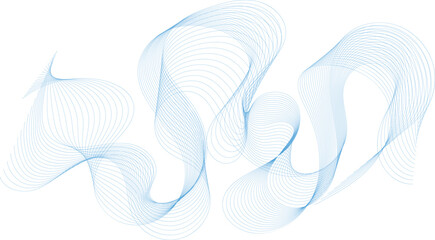 Abstract Blue Line Wave Background. Modern abstract design with flowing curved blue lines forming wave patterns. Perfect for digital backgrounds, presentations, posters and contemporary graphic 