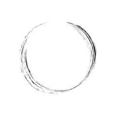 Hand drawn doodle grunge circle highlights. Charcoal pen round ovals. Hand drawn circle line sketch set. Circular vector image. Hand drawn circle with doodle pattern. Vector brush stroke circle eps 10