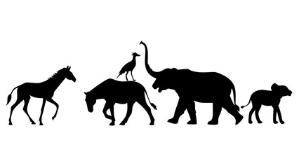 Majestic Stag Silhouette deer animal