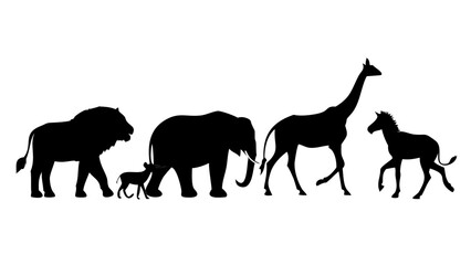 Majestic stag silhouette deer animal