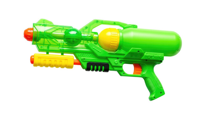Plastic Super Soaker Water Gun Isolated Transparent PNG