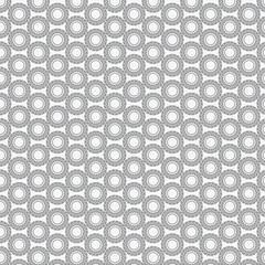 "Seamless Geometric Circular Pattern with Decorative Rings Background"