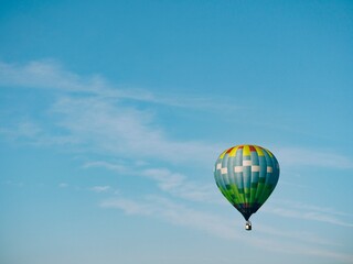hot air balloon in the sky