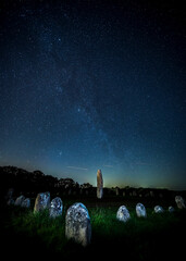 megalithic monument under the stars