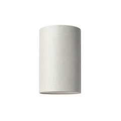 Cylindrical Off-White Fabric Lamp Shade, Modern Minimalist Lighting Fixture
