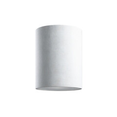 Cylindrical White Fabric Lampshade, Modern Lighting Fixture, Home Decor