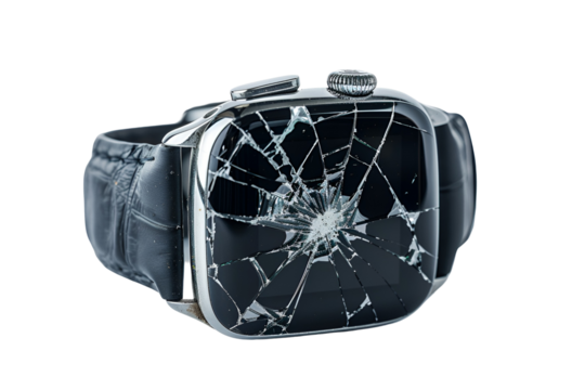 Cracked Smartwatch Screen Repair Needed