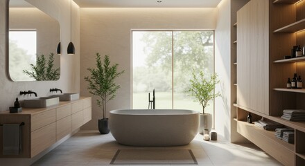 Modern bathroom interior design