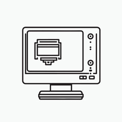 computer monitor icon