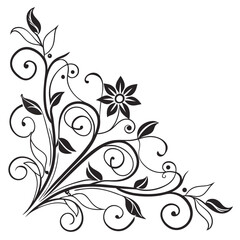 abstract floral design