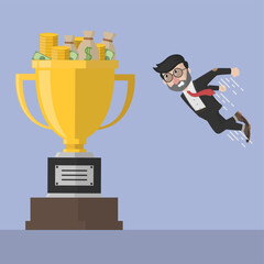 Businessman concept design illustration vector design