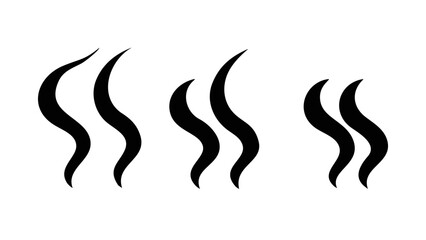 Abstract wavy steam wisps vapor smoke