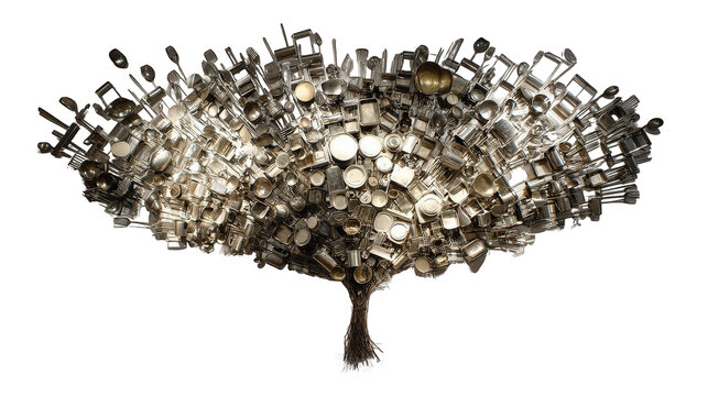 Large Crystal Chandelier with Intricate Metalwork and Bright Illumination - Powered by Adobe