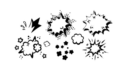 Abstract Explosions Bursting Outward energy dynamic © RABBY