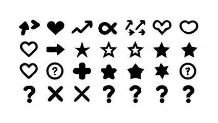 Playful Black Silhouette of a Smiling Sun with Rays happy cheerful