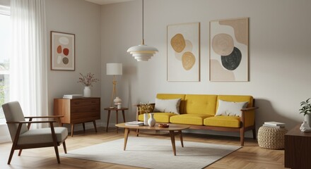 Obraz premium Modern living room interior design