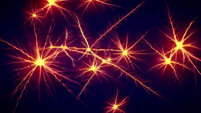Human brain neurones structure
