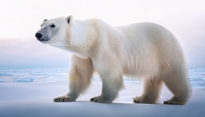 minimalist polar bear polar bear day arctic clipart