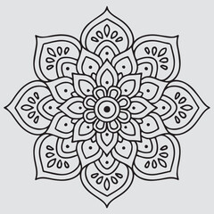 abstract flower vector illustration