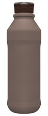 Chocolate fresh milk in bottle