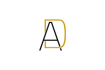 AD Logo Design  Bold, Modern Monogram Branding for Advertising, Business & Creative Visual Identity
