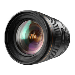 Obraz na płótnie Canvas Camera Lens - 3d rendered, isolated on transparent background