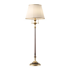Antique Floor Lamp, isolated on transparent background