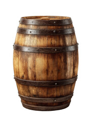 Obraz premium Wooden barrel, aged, and rustic