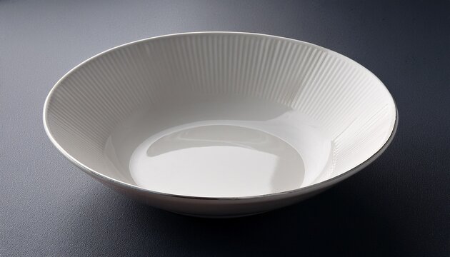 elegant white porcelain bowl empty serving dish minimalist kitchenware
