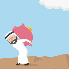 Business Man concept for advertising design with vector illustration Design