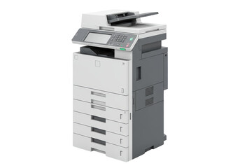 Isolated Large Office Multifunction Printer for Copying, Printing, Scanning, and Faxing