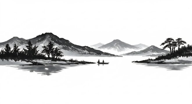 山水画 Images – Browse 1,425 Stock Photos, Vectors, and