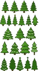 Obraz premium Evergreen Variations