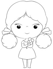 Coloring pictures of girls