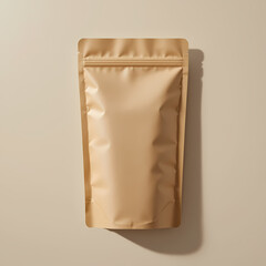 Kraft Paper Stand-Up Pouch Mockup | Eco-Friendly Food, Coffee & Product Packaging Design