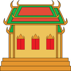Traditional Thai Temple, Thai Buddhist Temple