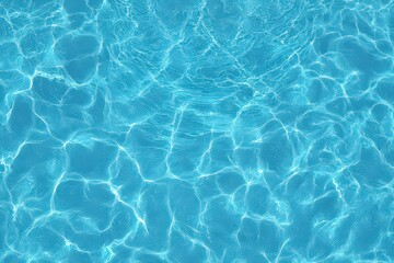 Obraz premium Abstract Blue Water Texture with Shimmering Light