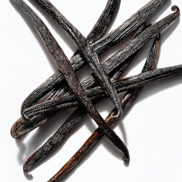 Vanilla ingredients photography