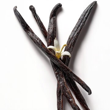 Vanilla ingredients photography