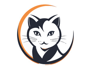 Cat Head Vector Art, Intricate Powerful and Ready for Print or Web, Sharp Details. Strong Identity. Timeless Design, Symbolize Strength 