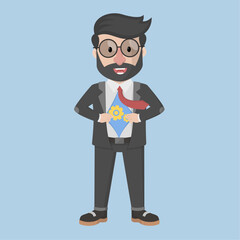 Business man concept design vector illustration 